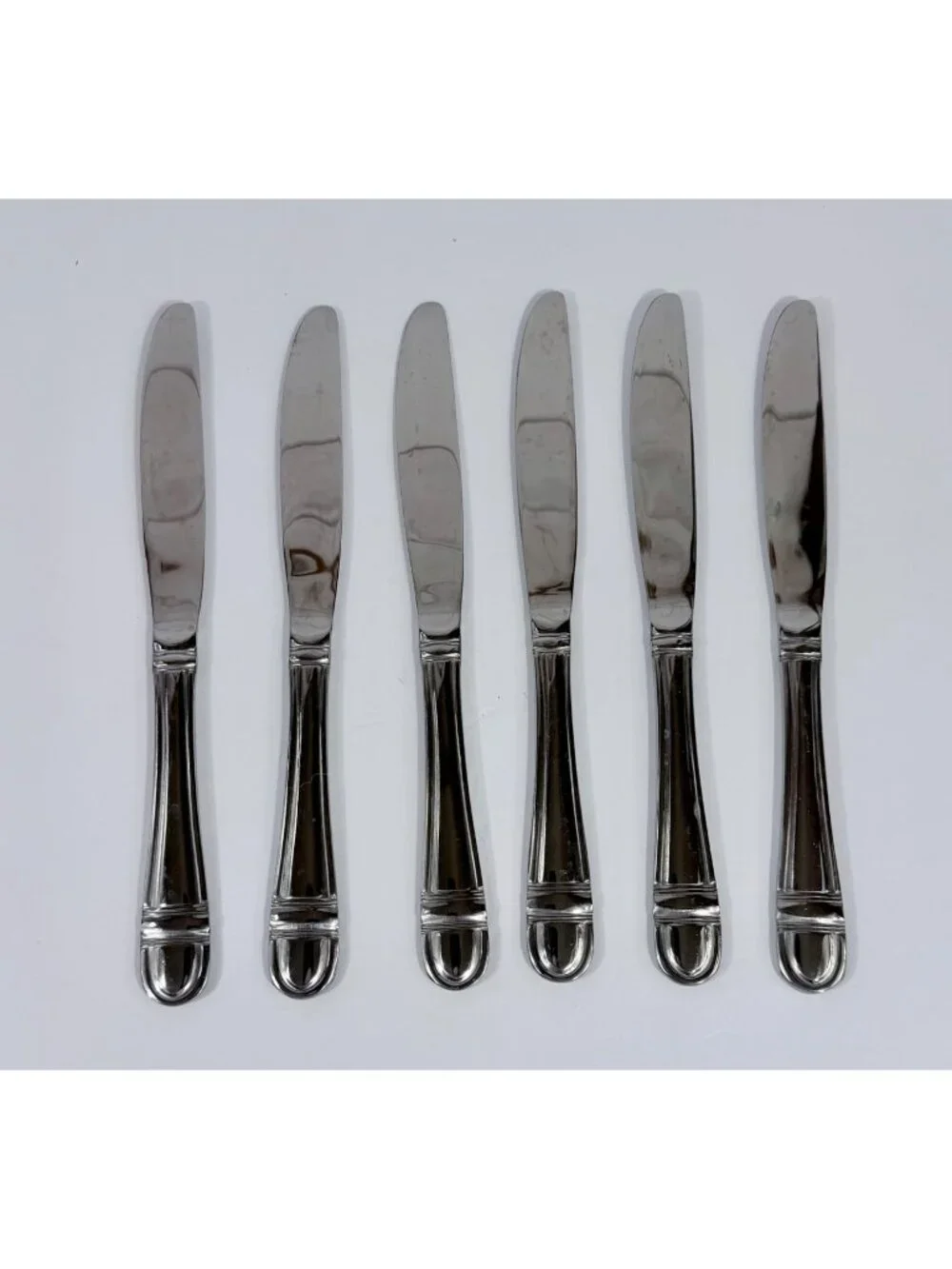 International Silver INS669 Pattern Set Of 6 Stainless Steel Knives Classic Chi